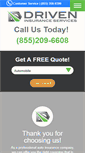 Mobile Screenshot of driveninsurance.com